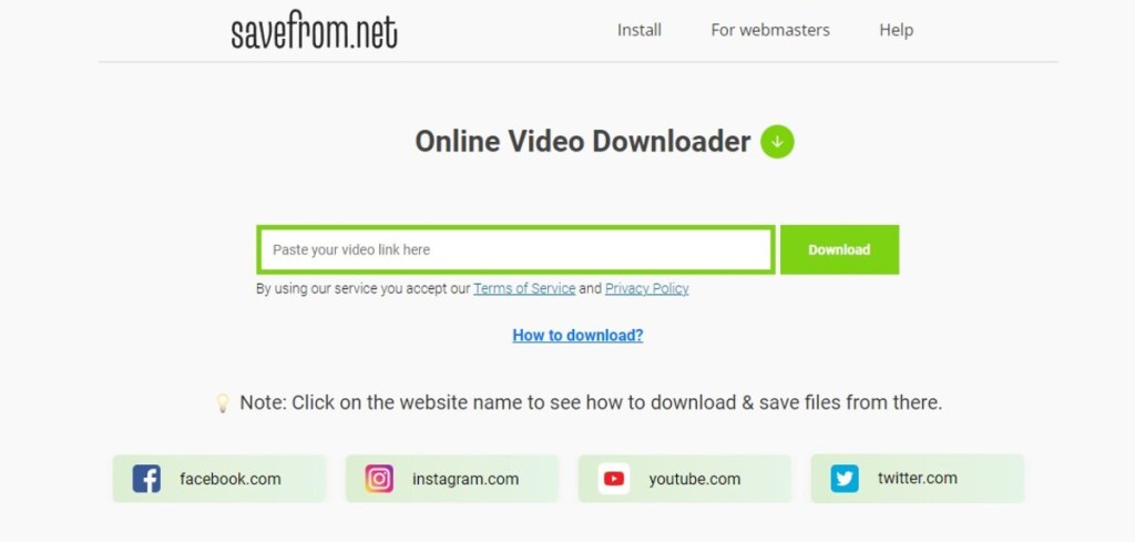 Download Video FB Menggunakan Savefrom.Net
