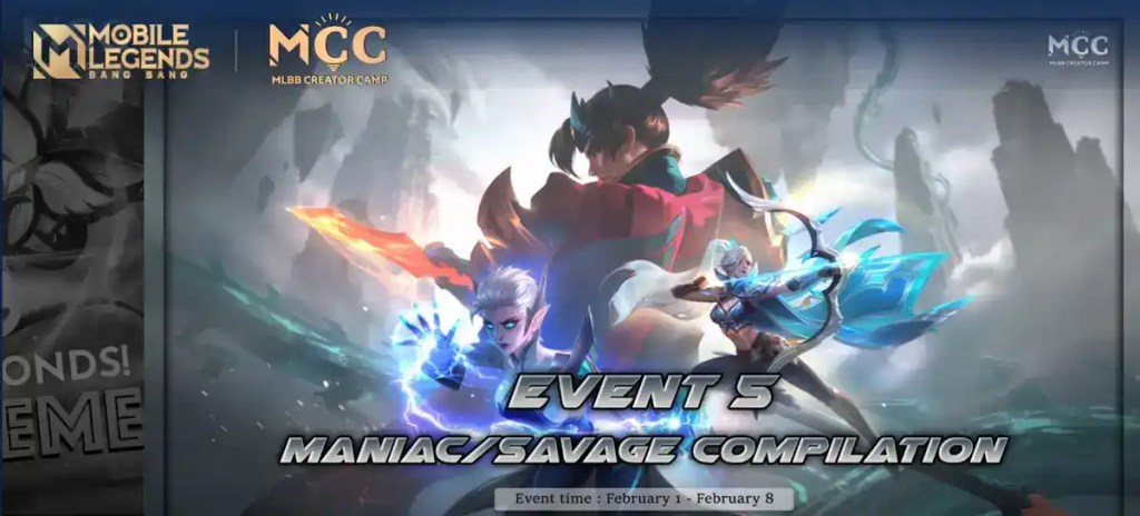 event 5 maniac savage compilation mlbb creator camp